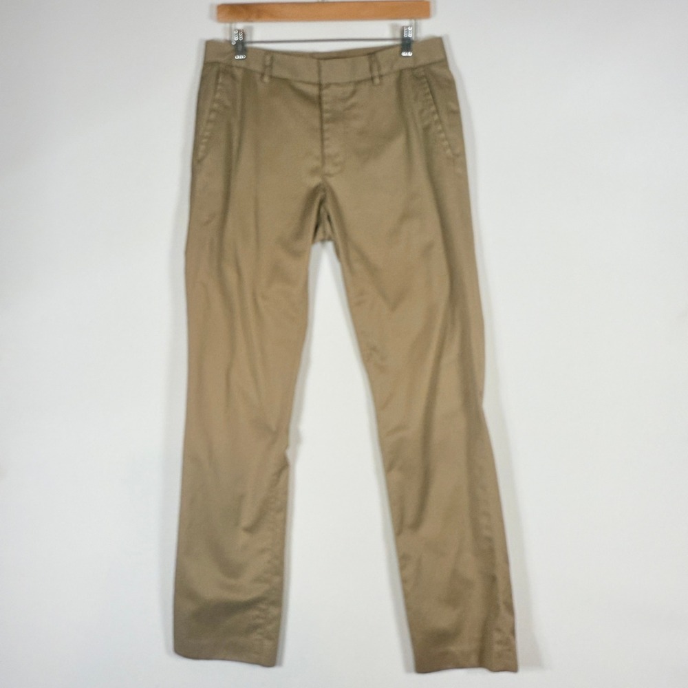 Bonobos Mens 31 x 32 Khaki Chinos Thursday Pants Flat Front Casual Office Work